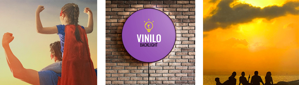 vinilo backlight impreso