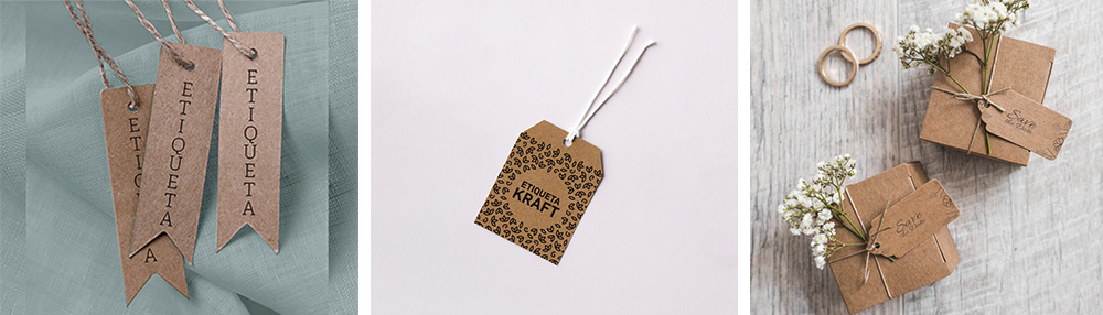 etiqueta kraft